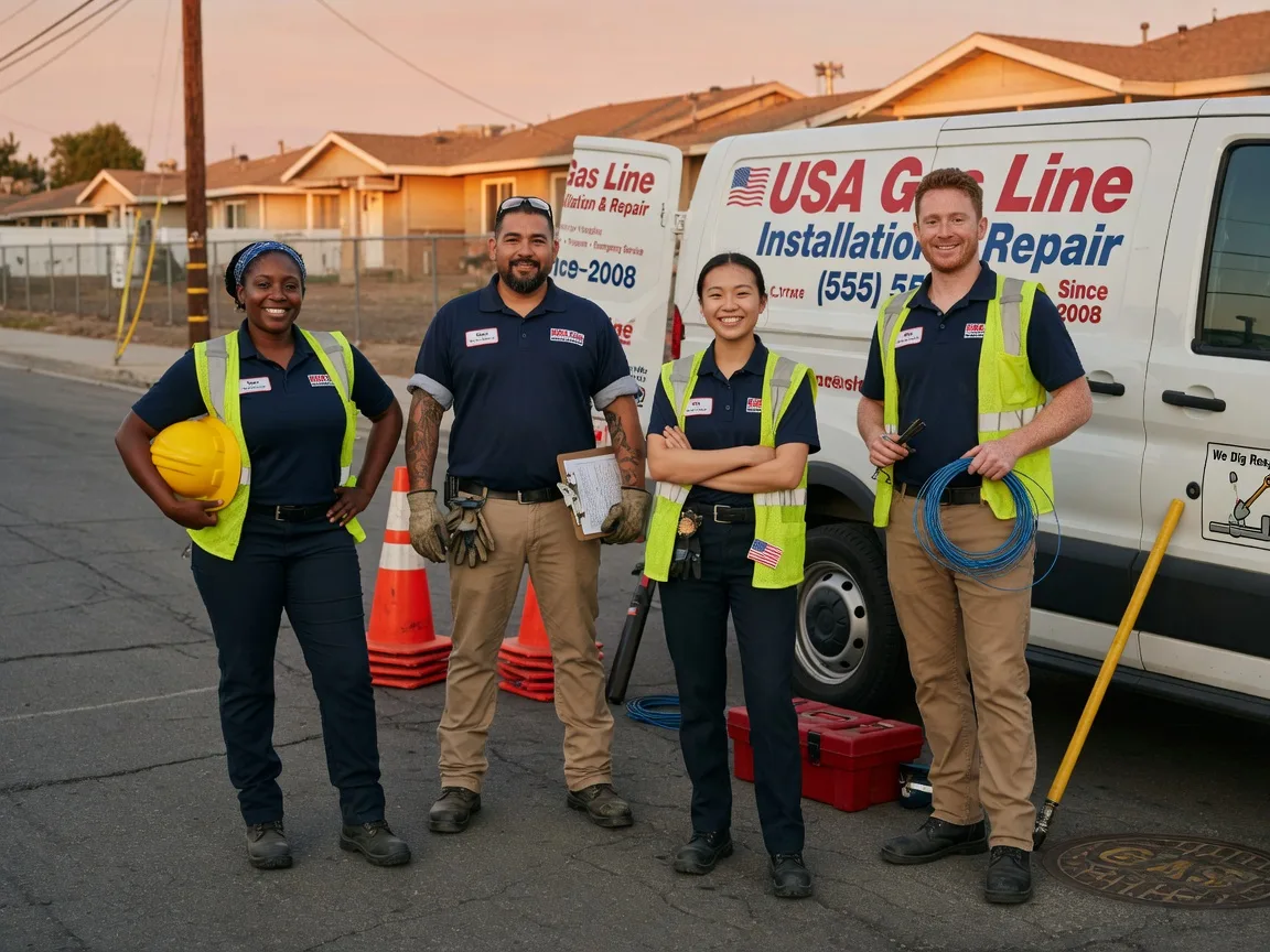 Gas Line Installation company in Fairbank, PA